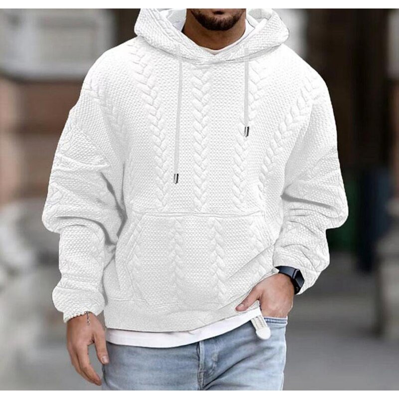 Hoodie Supplier - OEM/ODM New Trend Winter Jacquard Knitted Hoodie