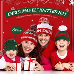 Christmas Hat Factory - OEM Knitted Reindeer Santa Snowflake Pompom Beanie