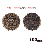 Plastic Gold Coins Factory - Bulk Pirate Halloween Treasure Hunt Favors