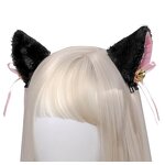 Cat Ear Hair Clip Factory - OEM Plush Bell Bows Barrette Cosplay Decor