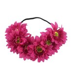 Sunflower Crown Factory - OEM Big Flower Garland Hawaiian Stretch Headpiece