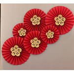 Paper Fan Flowers Factory - Bulk Wedding Birthday New Year Wall Decor