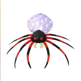 Inflatable Projection Factory - OEM 8 FT Halloween Kaleidoscope Spider LED