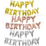 Birthday Balloons Factory - OEM 16 Inch Mylar Foil Letters Party Decor
