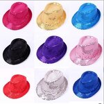 Jazz Hat Factory - OEM Sequins Retro Disco Dancing Western Cosplay