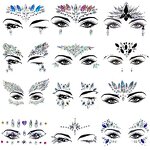 Rhinestone Tattoo Stickers Factory - OEM Festival Tears Rave Party Eyes