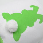 Easter Basket Factory - OEM Bunny Canvas Jute Burlap Hunt Bucket Tote