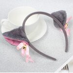 Cosplay Headband Factory - OEM Lolita Bowknot Bell Plush Cat Ear