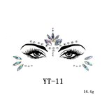 Rhinestone Tattoo Stickers Factory - OEM Festival Tears Rave Party Eyes
