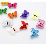 LED Wall Decals Factory - OEM 3D Butterfly Flashing Night Light
