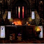 Ghost Hat Decor Factory - OEM Light up Hanging Flying White LED Lawn