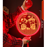 Led Fu Pendant Light Factory - OEM Light up Spring Festival Decoration