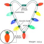 Light up Necklace Factory - OEM Bulb Christmas Halloween Party Favors