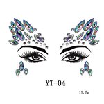 Rhinestone Tattoo Stickers Factory - OEM Festival Tears Rave Party Eyes