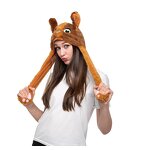 Led Animal Hat Factory - OEM Wild Moving Ears Plush Cute Light up Cap