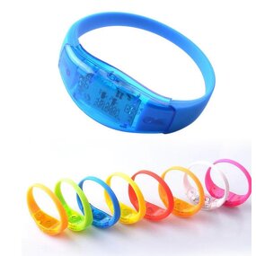 Led Bracelet Factory - OEM Voice Activated Flashing Vibration Control