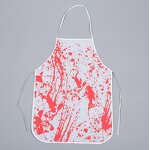 Halloween Apron Factory - OEM Bloody Horror Chef Splattered Printed Bibs