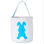 Easter Basket Factory - OEM Bunny Canvas Jute Burlap Hunt Bucket Tote