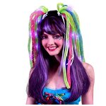 Led Headband Factory - OEM Flash Noodle Hair Hoop Glow Braids Headdress