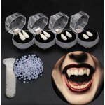 Vampire Teeth Factory - OEM With Adhesive False Dentures Cosplay