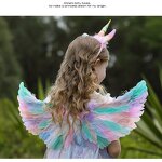 Feather Wings Factory - OEM Colorful Rainbow Angel Children Dress-up