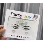 Face Crystal Stickers Factory - OEM 3D Jewels Gems Eye Luminous Tattoo