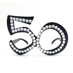 Birthday Glasses Factory - OEM Number Crystal Frame Party Favor Decoration