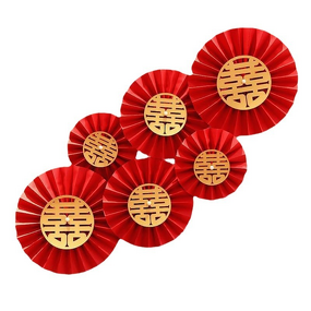 Paper Fan Flowers Factory - Bulk Wedding Birthday New Year Wall Decor