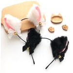 Cat Ears Headband Factory - OEM Animal Faux Fur Fox Wolf Ear Headpiece