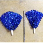 Cheerleading Pom Poms Factory - OEM Metallic Foil Tassels with Handle