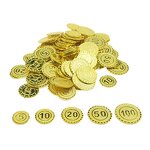 Plastic Gold Coins Factory - Bulk Pirate Halloween Treasure Hunt Favors