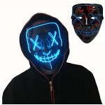 Led Mask Factory - OEM Light up Purge Glow Scary Halloween Party Props