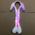 Led Headband Factory - OEM Jump Bunny Ear Plush Animal Move Headdress