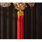 Wall Hanging Charm Factory - OEM Fu Character Tassel New Year Ornament