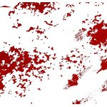 Halloween Apron Factory - OEM Bloody Horror Chef Splattered Printed Bibs