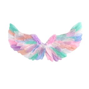 Feather Wings Factory - OEM Colorful Rainbow Angel Children Dress-up