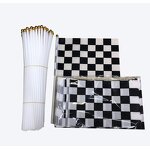 Racing Flag Factory - OEM Checkered Polyester Hand Held Stick Sport Events