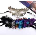 Masquerade Mask Factory - OEM Metallic Lace Women Party Sexy Eyemasks