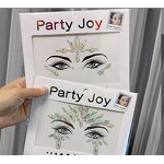 Face Crystal Stickers Factory - OEM 3D Jewels Gems Eye Luminous Tattoo