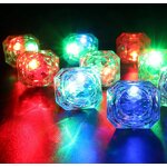 Light up Rings Factory - OEM Flashing Plastic Diamond Bling Party Favors