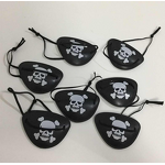 Pirate Eye Patch Factory - OEM Black Adjustable One Eye Eyemask Cosplay