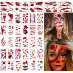 Tattoo Stickers Factory - OEM Zombie Blood Scars Realistic Wound Props
