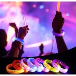 Glow Bracelets Factory - OEM Neon Light up Bubble Bangle Party Favors