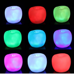 Christmas Ornaments Factory - OEM Led Color Changing Tea Light Apple