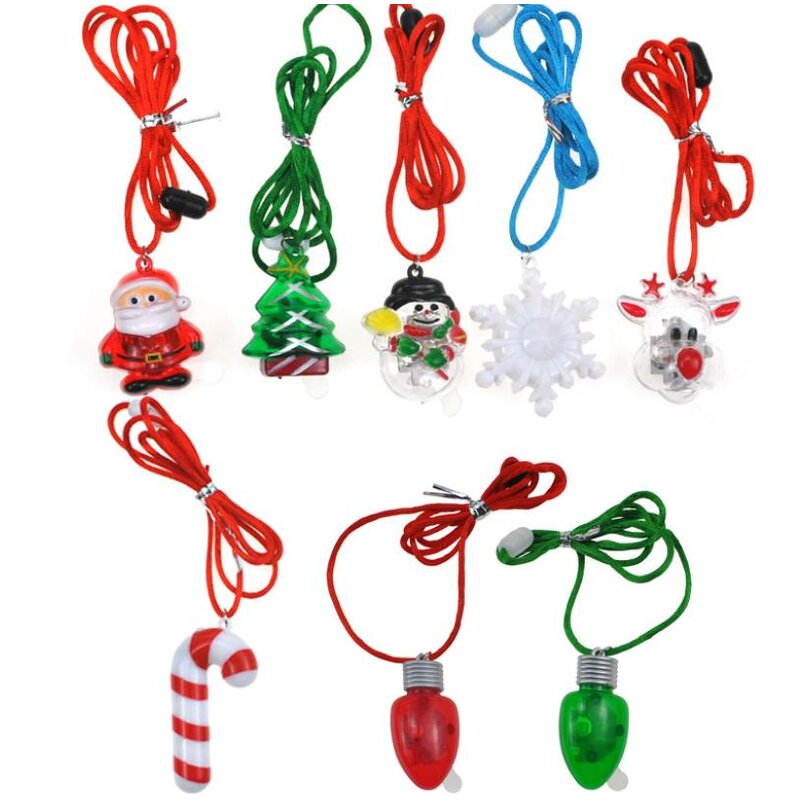 Christmas Necklaces Factory - OEM Light-Up Bulb Festive Holiday Pendant