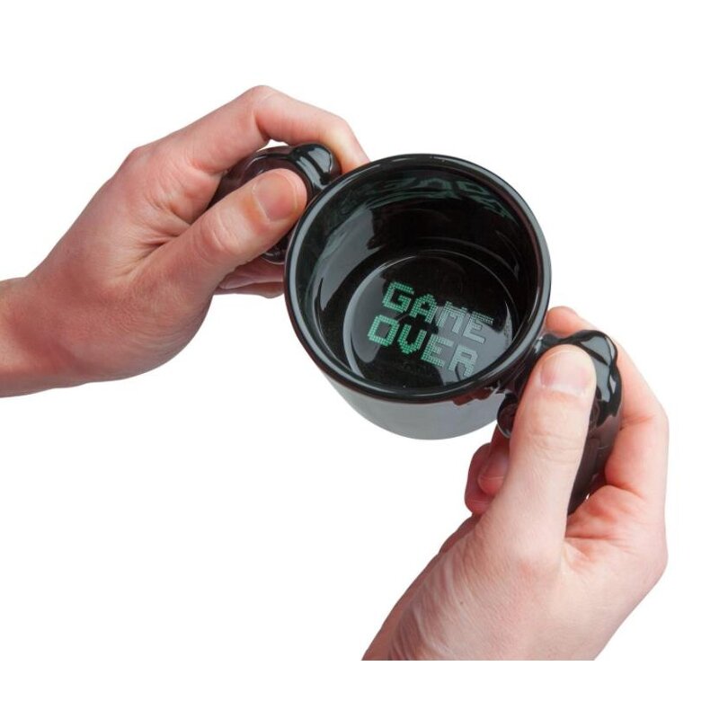 Coffee Mug Factory - OEM Game Over Ceramic Gamers Cup Controller Handle