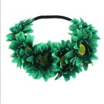 Sunflower Crown Factory - OEM Big Flower Garland Hawaiian Stretch Headpiece