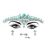 Glitter Face Jewel Stickers Factory - OEM Rhinestone Gem Holographic Crystal