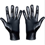 Metallic Gloves Factory - OEM Women Shiny Spandex Leather Hand Accessories