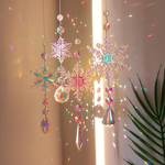 Snowflake Ornament Factory - OEM Colorful Crystal Chandelier Pendant